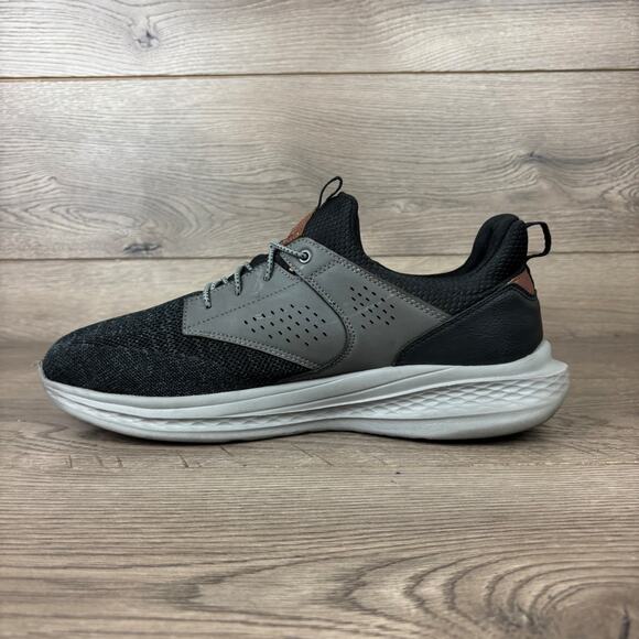 Skechers Slip-ins Relaxed Fit Slade Caster Men's 12 Black Gray Sneakers 210892WW - Picture 7 of 13